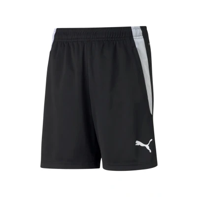 Afbeelding van Puma Fussball Teamsport Textil Teamliga KIDS Korte broeken voor kinderen, Maat: 164, Schwarzweiss