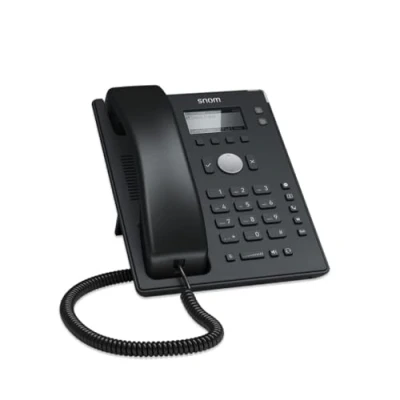 Afbeelding van Snom D120 IP telefoon Zwart Handset met snoer 2 regels