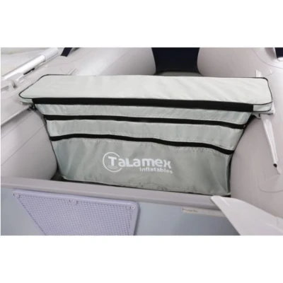 Afbeelding van Zitbanktas met kussen grijs 80x20cm