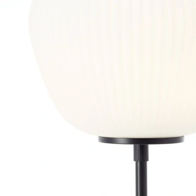 Afbeelding van Brilliant Vloerlamp Kaizen zwart met wit 60151/76