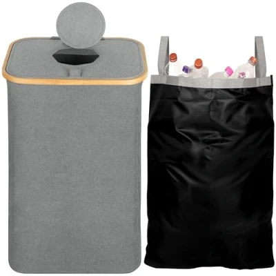 Afbeelding van BELLE VOUS 100L Deposit Bottles Collection Container with Integrated Carry Bag