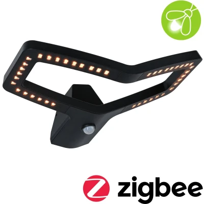 Afbeelding van Paulmann Alara 94791 LED buitenlamp met bewegingsmelder (wand) 10 W Antraciet