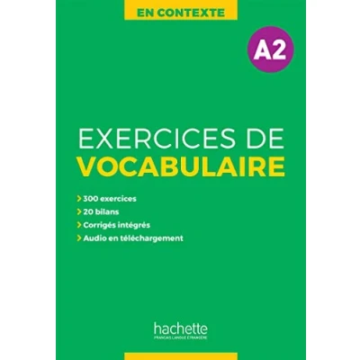 Afbeelding van En Contexte Exercices de vocabulaire + audio MP3 corrigés (A2): Cahier d&#039;entraînement: Vol. 2