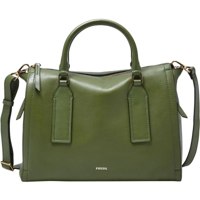 Afbeelding van FOSSIL Schoudertas Handtas Parker Satchel Tarragon Olijfgroen