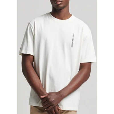 Afbeelding van Superdry Heren tshirt Core Logo Linear T shirt met losse pasvorm