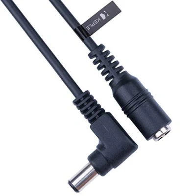 Afbeelding van DC voedingsverlengkabel Rechte hoek 2,5 mm / 5,5 Man vrouw aansluiting 4 m 13 ft Connector CCTV netsnoeradapter Compatibel met beveiligingscamera, IP camera, DVR Standalone, LED, monitoren