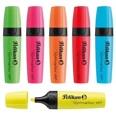 Afbeelding van Pelikan Textmarker 490 markeerstift 6 stuk(s) Multi kleuren