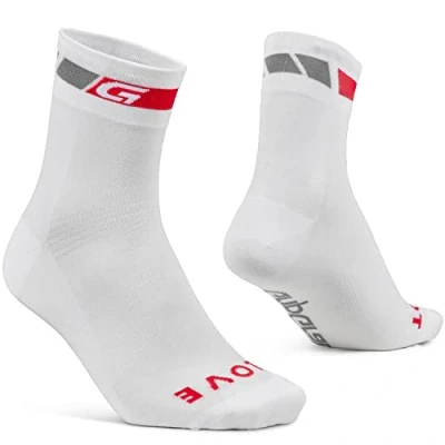 Afbeelding van GripGrab Classic Regular Cut Zomer Fietssokken 1 Paar Coolmax Wielersport Sokken Wit Unisex Maat S (38 41)