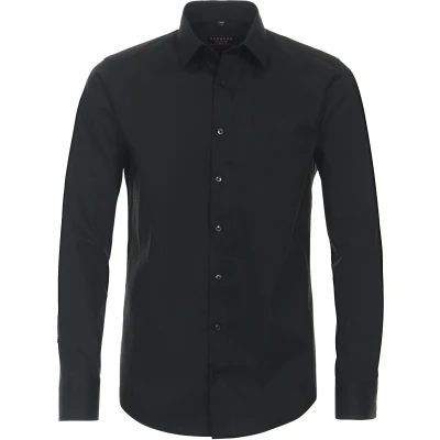 Afbeelding van Redmond Modern FIT Langarm IN Verschiedenen Overhemd, Heren, Maat: Small, Schwarz