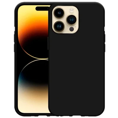 Afbeelding van Just in Case TPU Back Cover Zwart Apple iPhone 14 Pro Max