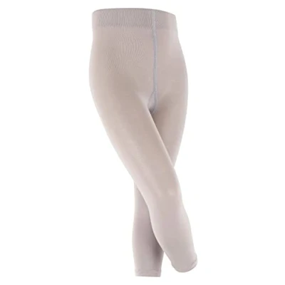 Afbeelding van FALKE Uniseks kind Legging Cotton Touch K LE Katoen Eenkleurig 1 Paar, Grijs (Silver 3290), 80 92