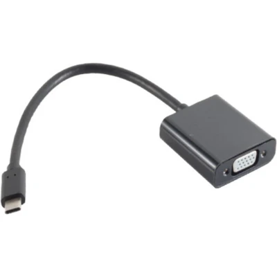 Afbeelding van USB C naar VGA adapter (1920 x 1200) / zwart 0,15 meter