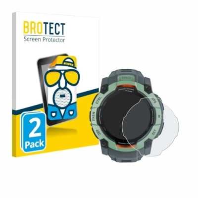 Afbeelding van BROTECT Entspiegelungsfolie Displayschutz Displayschutzfolie Folie Matt, Smartwatch beschermfolie, Grijs