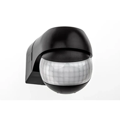 Afbeelding van HUBER MOTION 3 Slim infrarood bewegingsmelder 180 binnen/buiten IP44 I 230V LED geschikt, horizontaal/verticaal instelbaar, zwart
