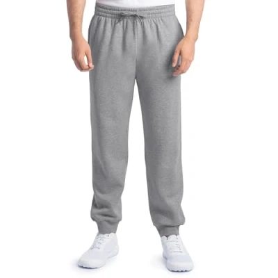 Afbeelding van Fruit of the Loom Eversoft fleece sweatpants &amp; joggers trainingsbroek voor heren, Joggingbroek, grijs gemêleerd, L