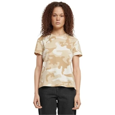 Afbeelding van Urban Classics Regular Top, Dames, Maat: 4XL, Simplesandcamo