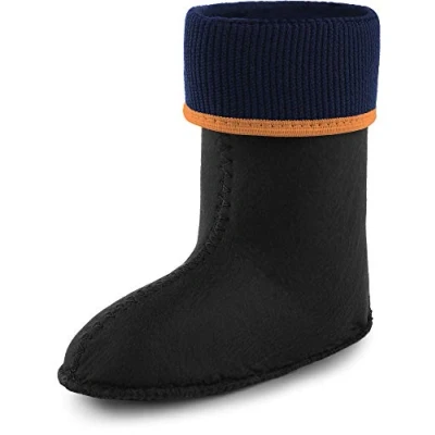 Afbeelding van Ladeheid Opwarmend inzetstuk voor Kinderen Meisje Jongen Lichtgewicht EVA Thermo Rubberen Regenlaarzen KL058 (Oranje, 27 EU)