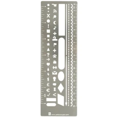 Afbeelding van Bkmk Metal Stencil
