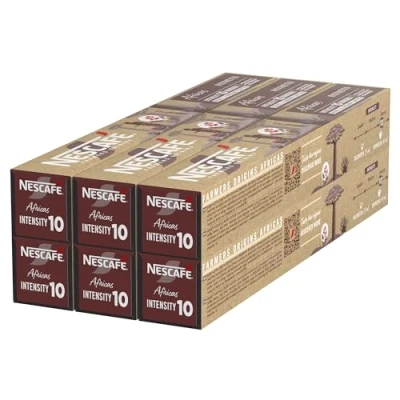 Afbeelding van NESCAFÉ Farmers Origins Africas Ristretto Koffiecapsules 6 x 10 Goedgekeurd Voor Nespresso Machines