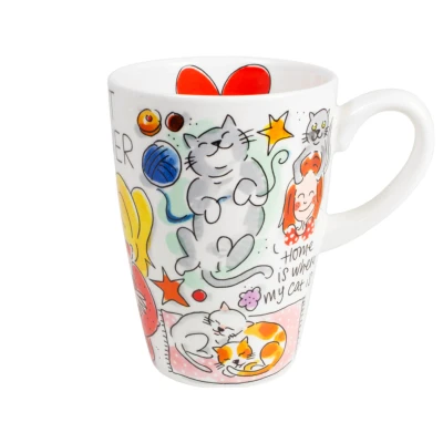Afbeelding van Blond Amsterdam Mok Cat Lover Xl 500 ML