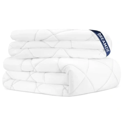 Afbeelding van Dreamzie dekbed 200x220 4 seizoenen 3in1 (150G/M² + 300G/M² = 450G/M², licht zomerdekbed middenseizoendekbed warm winterdekbed met drukknopen, eenvoudig te bevestigen