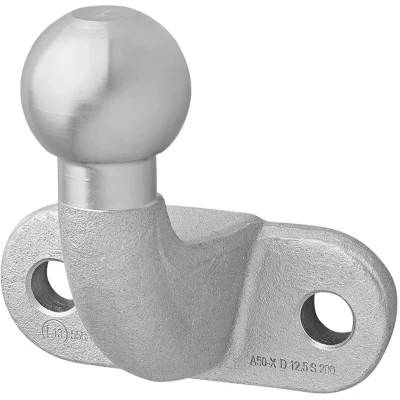 Afbeelding van ProPlus Trekhaakkogel Zwart Haaks D17,2kN S210kg Bumpertrekhaak Zilver