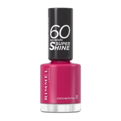 Afbeelding van 1+1 gratis: Rimmel London 60 Seconds SuperShine Nagellak 152 Coco Nuts For You 8 ml