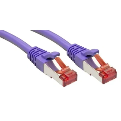 Afbeelding van UTP Category 6 Rigid Network Cable LINDY 47825 3 m Purple Violet 1 Unit