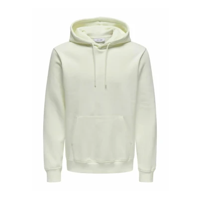 Afbeelding van Only &amp; Sons Connor Hoodie, Heren, Maat: Small, Cloud dancer