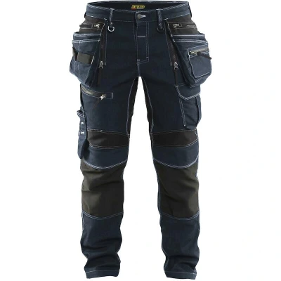 Afbeelding van Blaklader Werkbroek denim stretch X1900 1990 1141 Marineblauw/Zwart D84