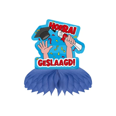 Afbeelding van Table stand Geslaagd school