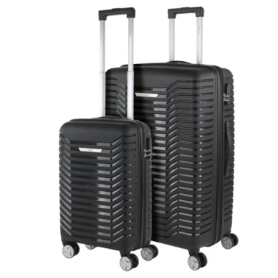 Afbeelding van ITACA koffer Set koffers Stevige Kofferset 3 stuks Reiskoffer Set. van Trolley (Handbagage Koffer, Middelgrote en Grote Koffer). Delige, Zwart