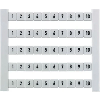 Afbeelding van Klemmarkeerder Weidmüller DEK 5 FWZ 41 50 523060041 500 Wit stuk(s)
