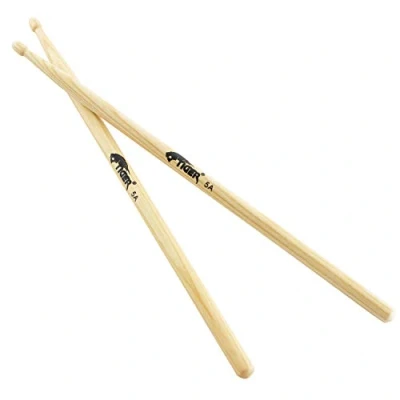 Afbeelding van TIGER TDA77 5A drumstokken met houten punt Hickory