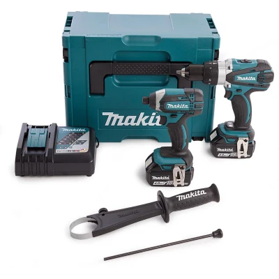 Afbeelding van Makita DLX2145MJ 18V Li Ion Accu Combiset In Mbox (2x 4,0Ah Accu)