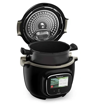 Afbeelding van Moulinex Cookeo Touch Wifi Smart Multikoker, 6 liter tank, hoge druk, stapsgewijze handleiding, 250 geïntegreerde recepten, CE902800 app, zwart