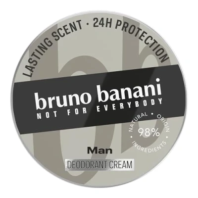 Afbeelding van bruno banani Deo Creme Man, 24 uur Crème Deodorant voor Mannen, 40 ml