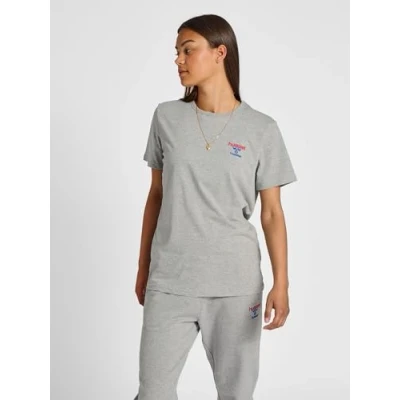 Afbeelding van Hummel Hmlic Dayton Tshirt print, Maat: Medium, Grey melange