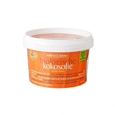 Afbeelding van Omega en More Kokosolie Geurloos 500 ml