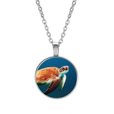 Afbeelding van Ketting Glas Schildpad