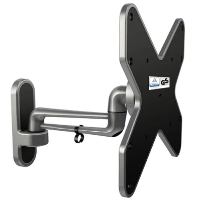 Afbeelding van RICOO tv muurbeugel draai en kantelbaar S2022 universeel 15 42 inch (38 107 cm) beugel gebogen LCD LED VESA 100x100 200x200 zilver
