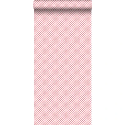Afbeelding van Leen Bakker ESTAhome Behang Ruiten Rood 53cm X 10,05 M Vlies