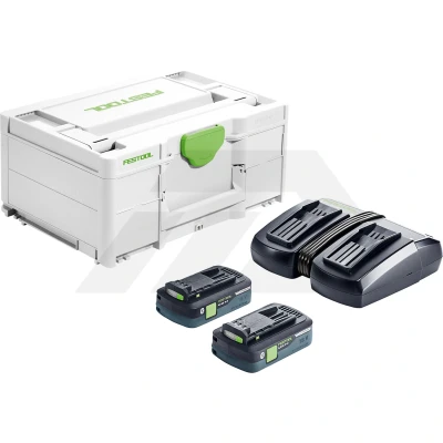 Afbeelding van Festool SYS 18V 2x4,0/TCL6DUO Startset (2x4,0Ah in Systainer)