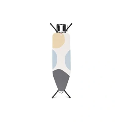Afbeelding van Brabantia Strijkplank B Spring Bubbles 124x38 cm met strijkijzerhouder