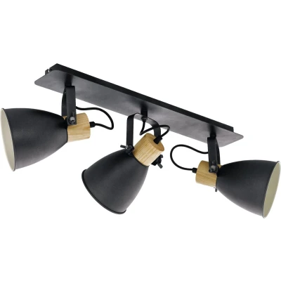 Afbeelding van EGLO Coswarth Spot   E27   67 cm   Zwart/Crème