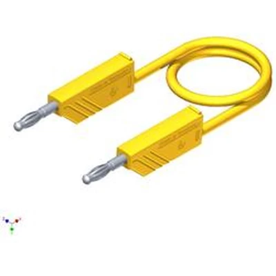 Afbeelding van SKS Hirschmann CO MLN SIL 150/1 Meetsnoer Banaanstekker 4 mm 1.50 m Geel 1 stuk(s)
