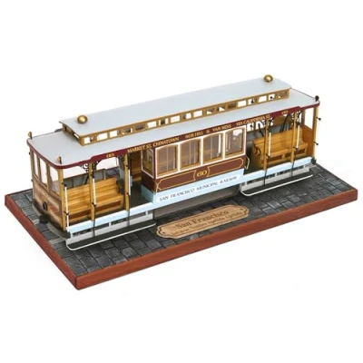 Afbeelding van Tram San Francisco Houten Modelbouw Occre