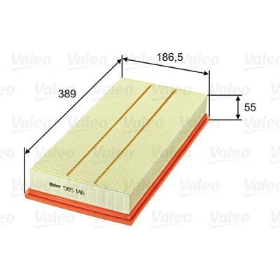 Afbeelding van Valeo Luchtfilter 585146