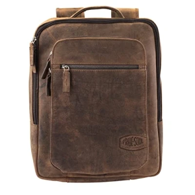 Afbeelding van fixbag FB1_47199 zakelijke rugzak met adapterplaat voor alle Klickfix varianten (niet inbegrepen) of uitbreidingen fiets, e bike, scooter en stuur, bruin, Mit