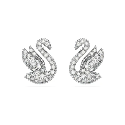 Afbeelding van Swarovski 5647873 Iconic Swan Zilverkleur Oorbellen horloge